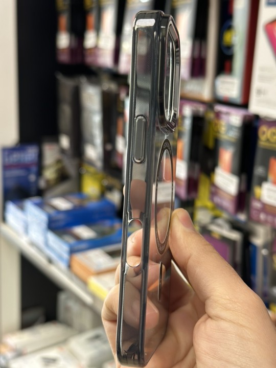 Калъф за iPhone 16 Pro - Luxury with MagSafe, Black Frame