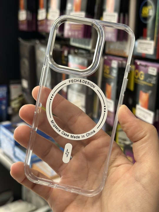 Калъф за iPhone 16 Pro - Luxury with MagSafe, прозрачен