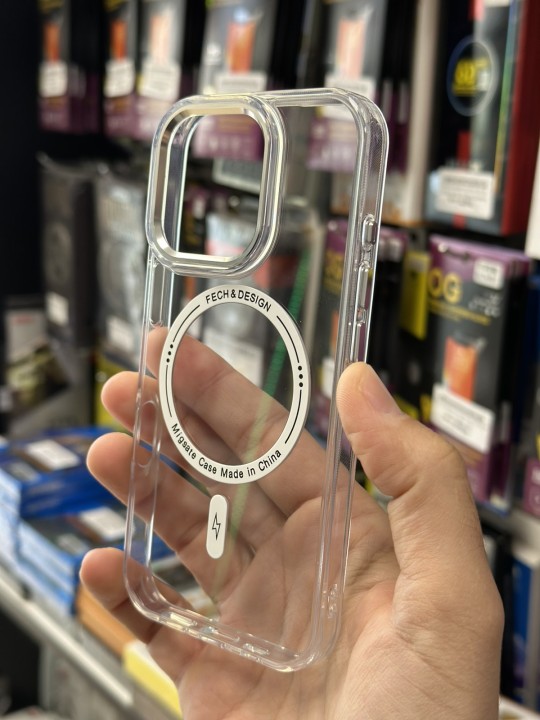 Калъф за iPhone 16 Pro - Luxury with MagSafe, прозрачен