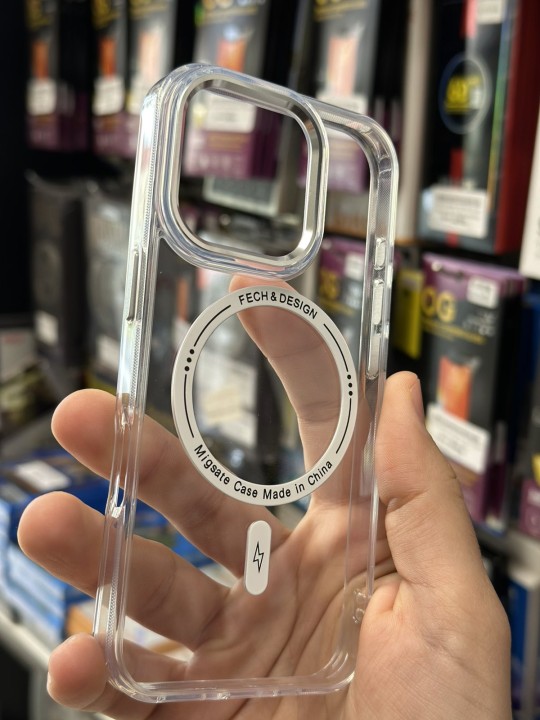 Калъф за iPhone 16 Pro - Luxury with MagSafe, прозрачен
