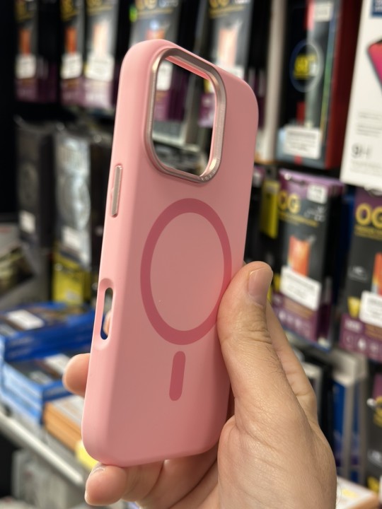 Калъф за iPhone 16 Pro - Luxury with MagSafe, Pink