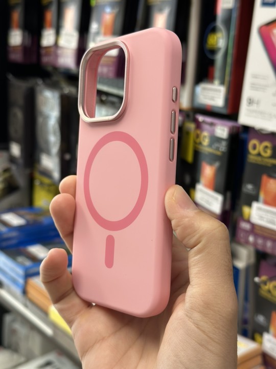 Калъф за iPhone 16 Pro - Luxury with MagSafe, Pink