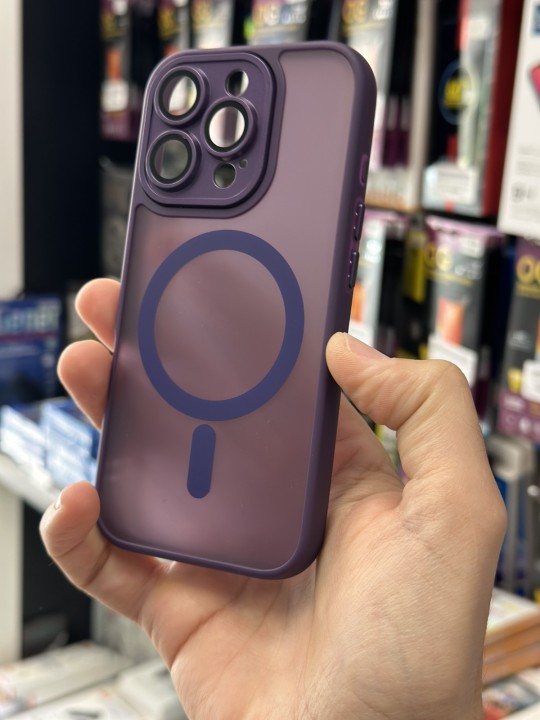 Калъф за iPhone 16 Pro - Luxury with MagSafe, Purple Matt