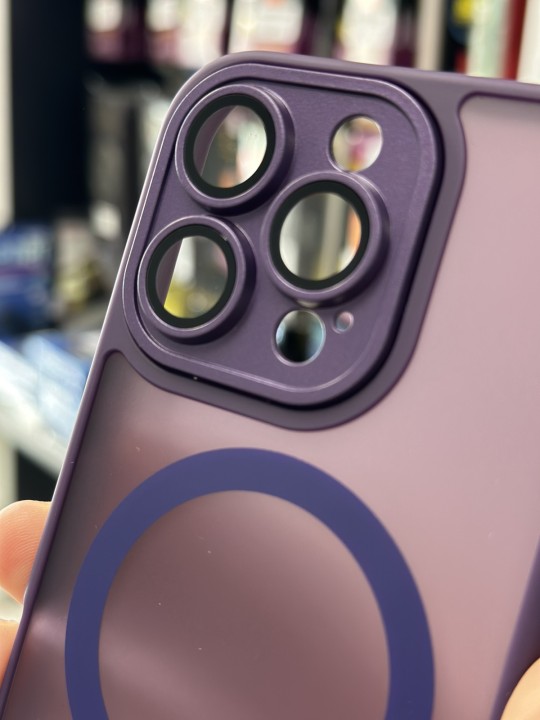 Калъф за iPhone 16 Pro - Luxury with MagSafe, Purple Matt