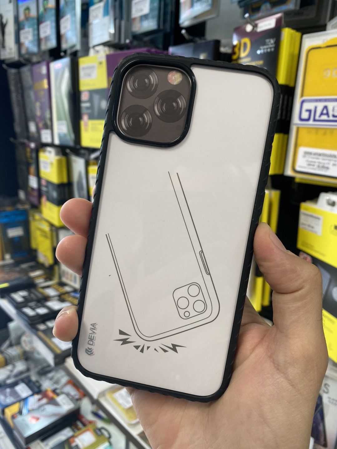 Калъф за iPhone 12 Mini - Devia Shark4 Shockproof, Black