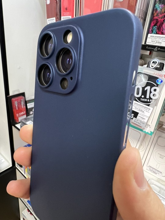 Калъф за iPhone 14 Pro - DEVIA Wing Series, matte blue