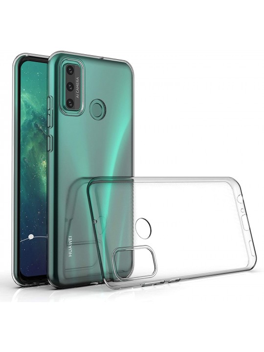 Калъф за Huawei P Smart 2021, силикон - прозрачен