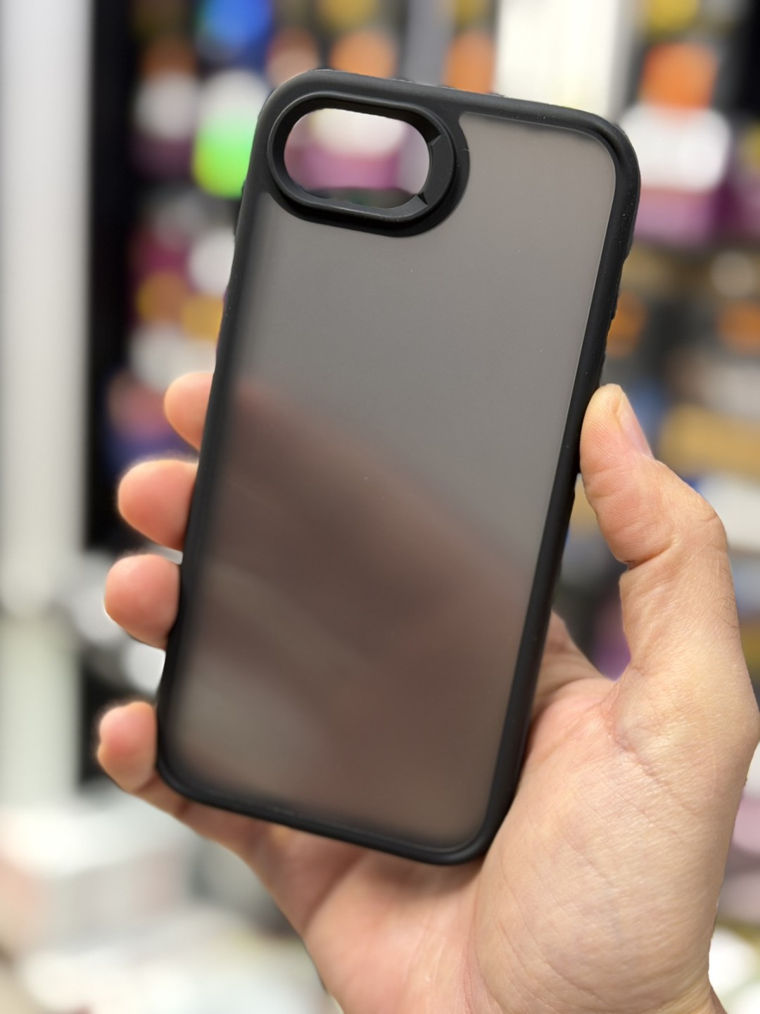 Кейс за iPhone 16e - TPU Matt Case, удароустойчив - черен
