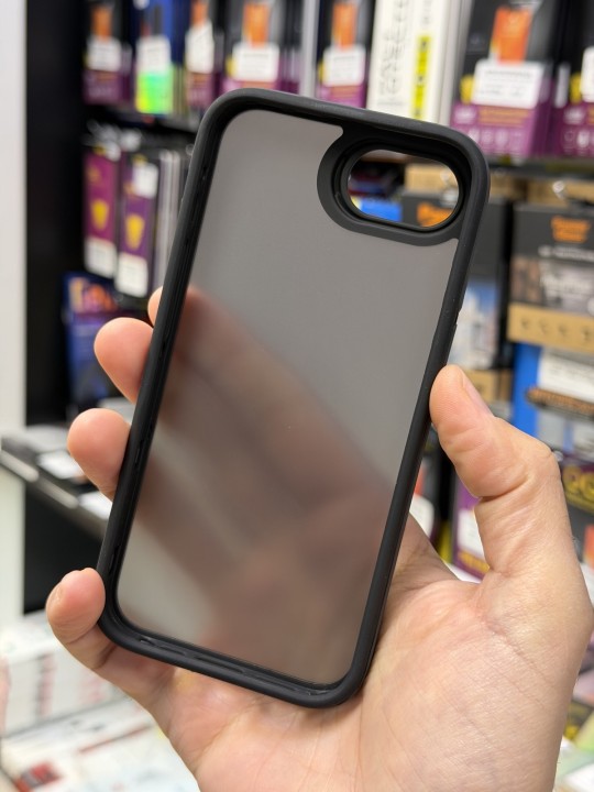 Кейс за iPhone 16e - TPU Matt Case, удароустойчив - черен