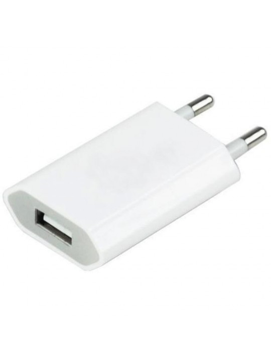 Зарядно 220V NoBrand USB 5V 1000mA, без кабел