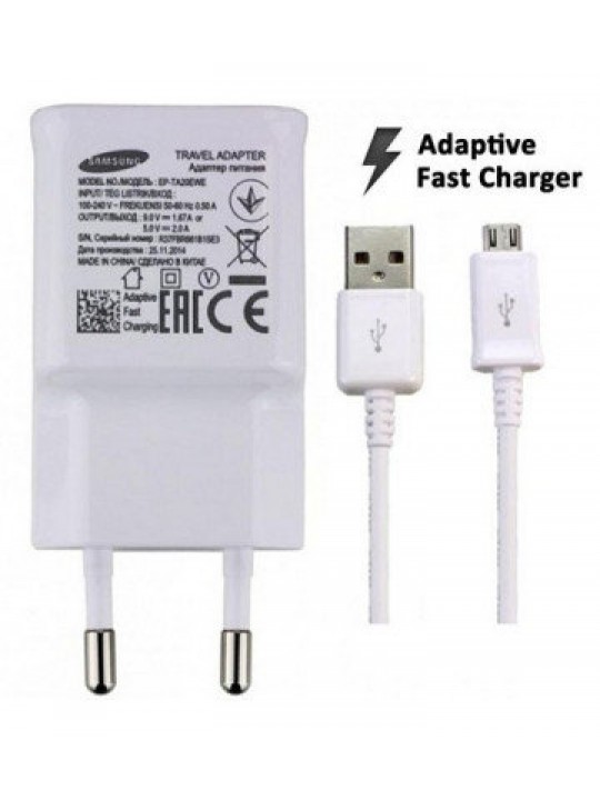 Зарядно Samsung EP-TA20EWE, 5V 2A, с Micro USB кабел