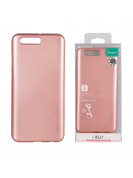 Калъф за iPhone 7 / 8 / iPhone SE2020 -  i-Jelly Metal Case, розов