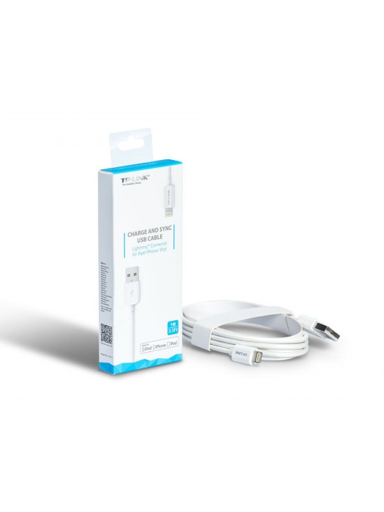 Кабел TP-Link USB to Lightning за iPhone и Ipad, TL-AC210, MFI