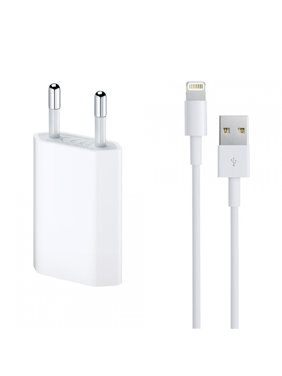 Зарядно 220V за iPhone 5/6/7/8/X, с кабел Lightning 1.0m