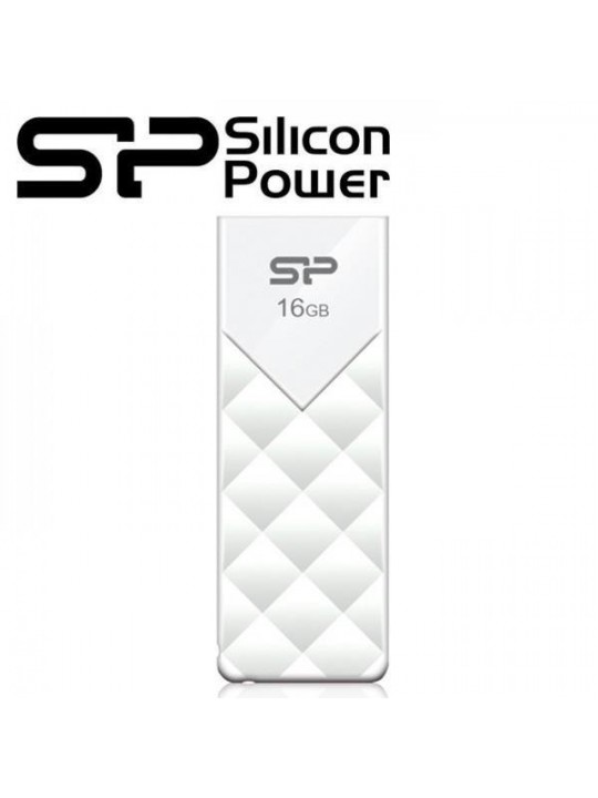 Флаш памет Silicon Power 16GB Ultima U03 USB 2.0, бяла
