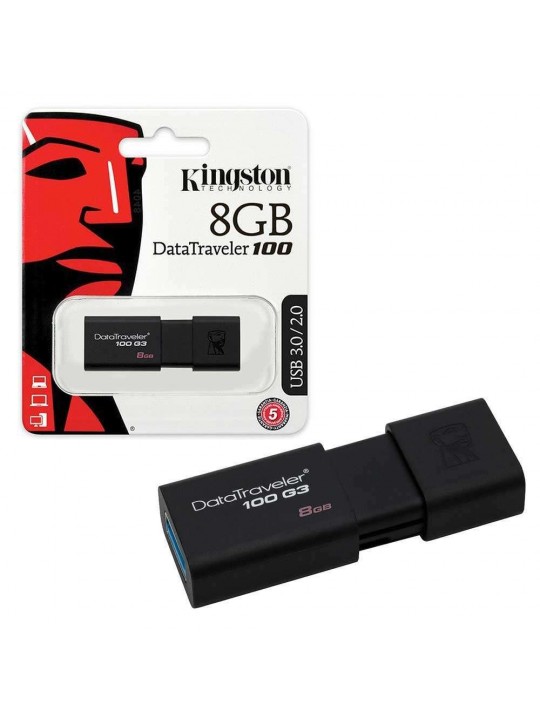 Флаш памет Kingston 8GB DataTraveler 100 G3 USB3.0