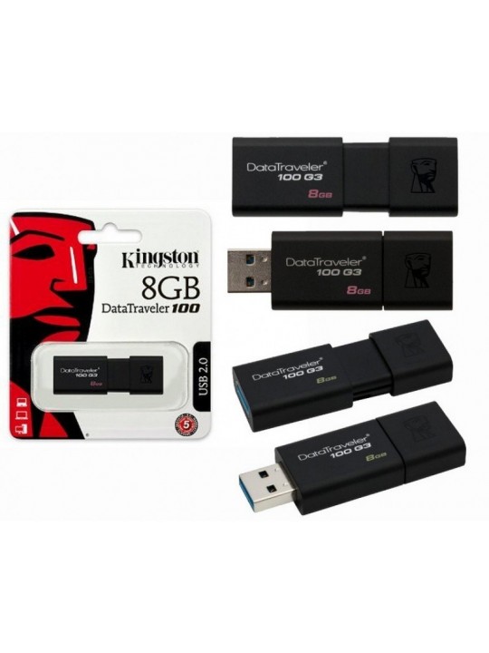 Флаш памет Kingston 8GB DataTraveler 100 G3 USB3.0