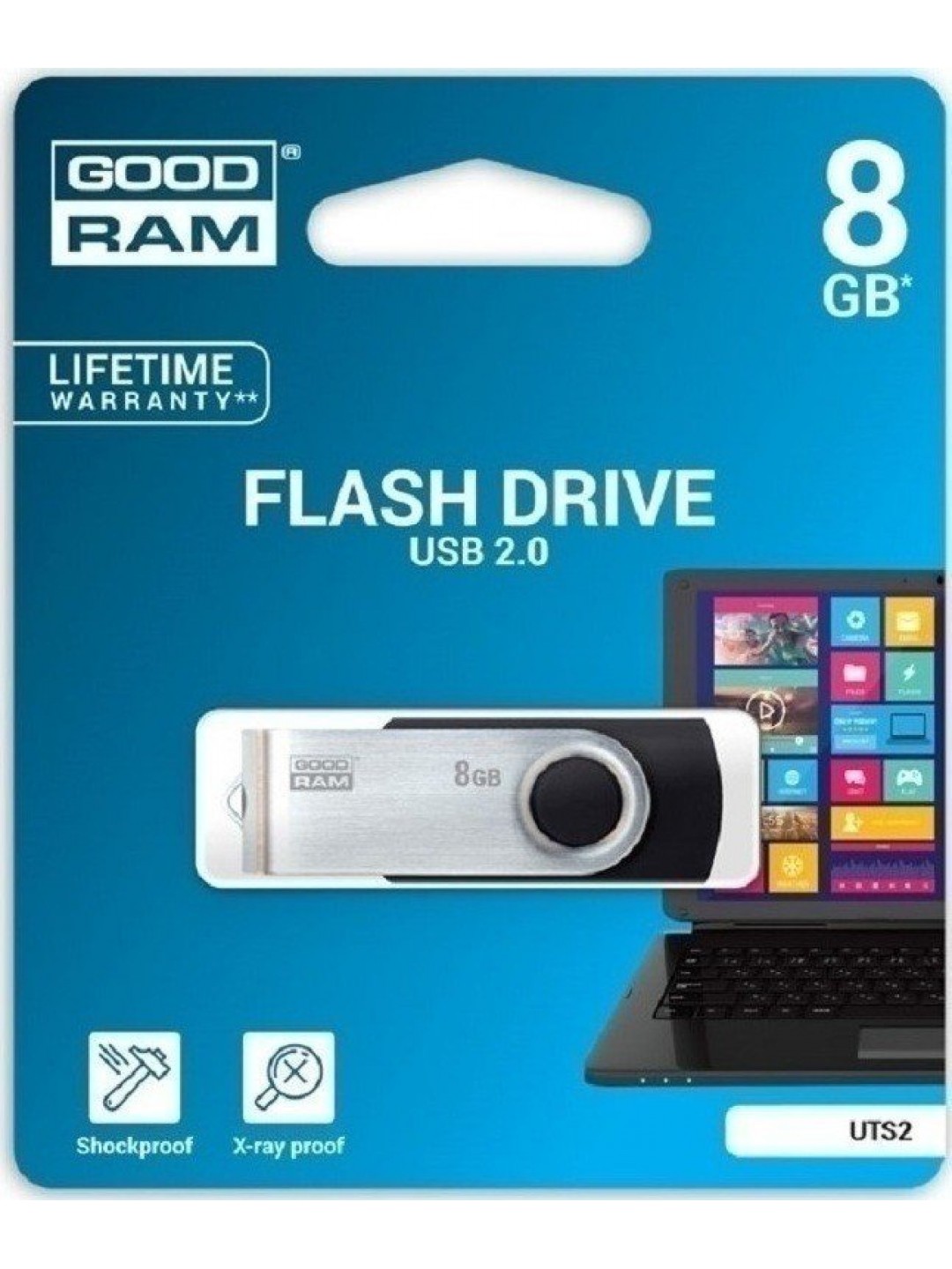 Флаш памет GoodRAM 8GB UTS2 USB 2.0