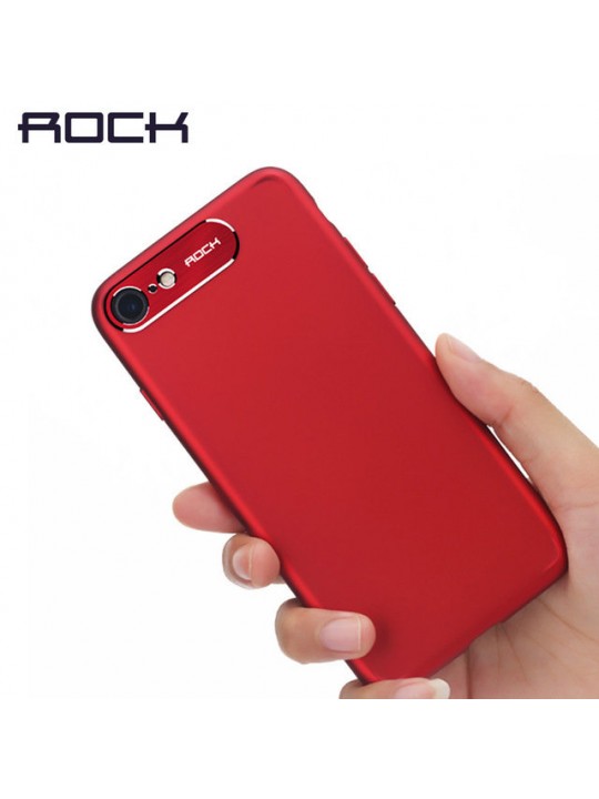 Луксозен калъф ROCK Classy за iPhone 7/8 4.7" TPU, червен
