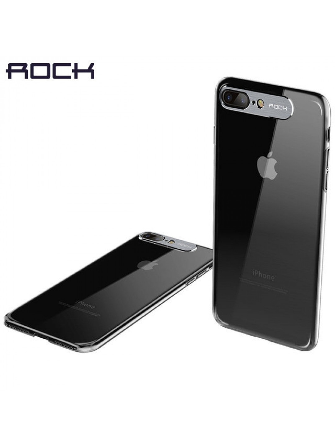 Луксозен калъф за iPhone 7/8/SE2020 - ROCK Classy, прозрачен