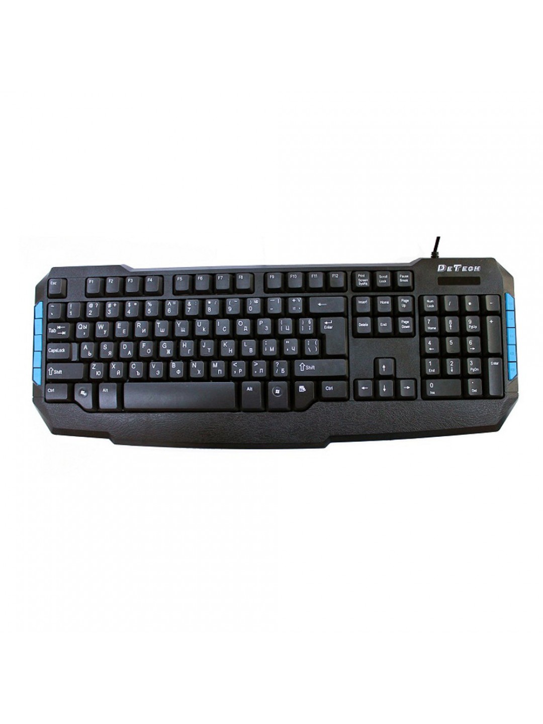 Мултимедийна Клавиатура DeTech KB337М, USB, Кирилизирана