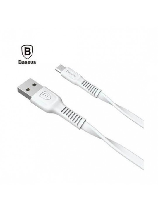 Кабел Baseus Micro USB Tough Series 1.0m, white