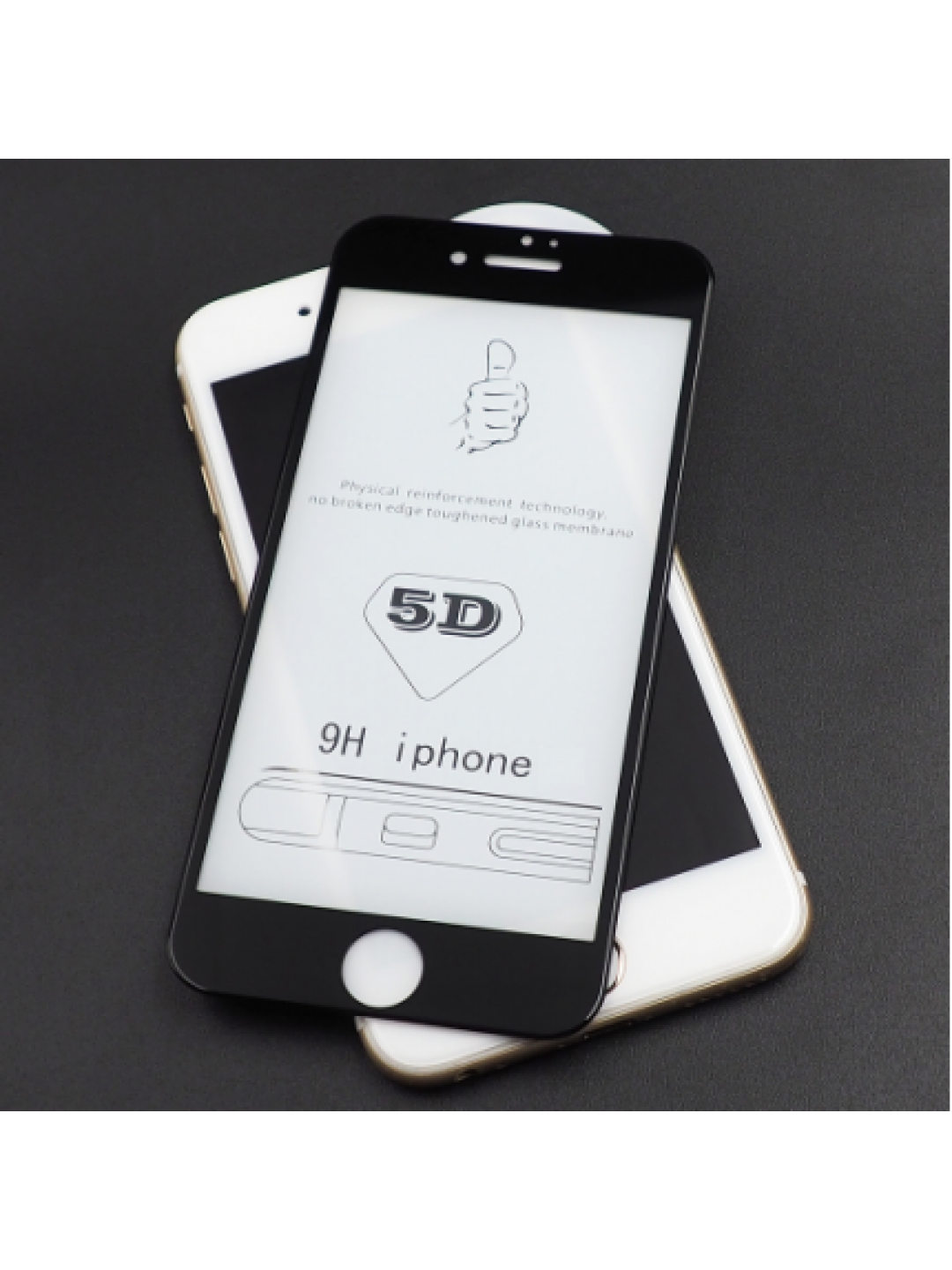 5D Стъклен протектор за Iphone 8 - Full Glue