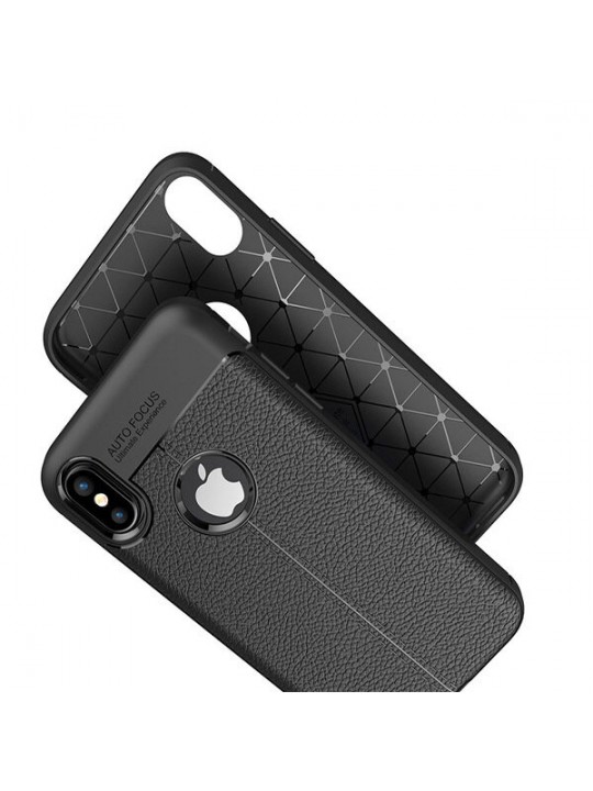 Калъф i-Zore Leather за Samsung Galaxy A8 2018 A530F, black