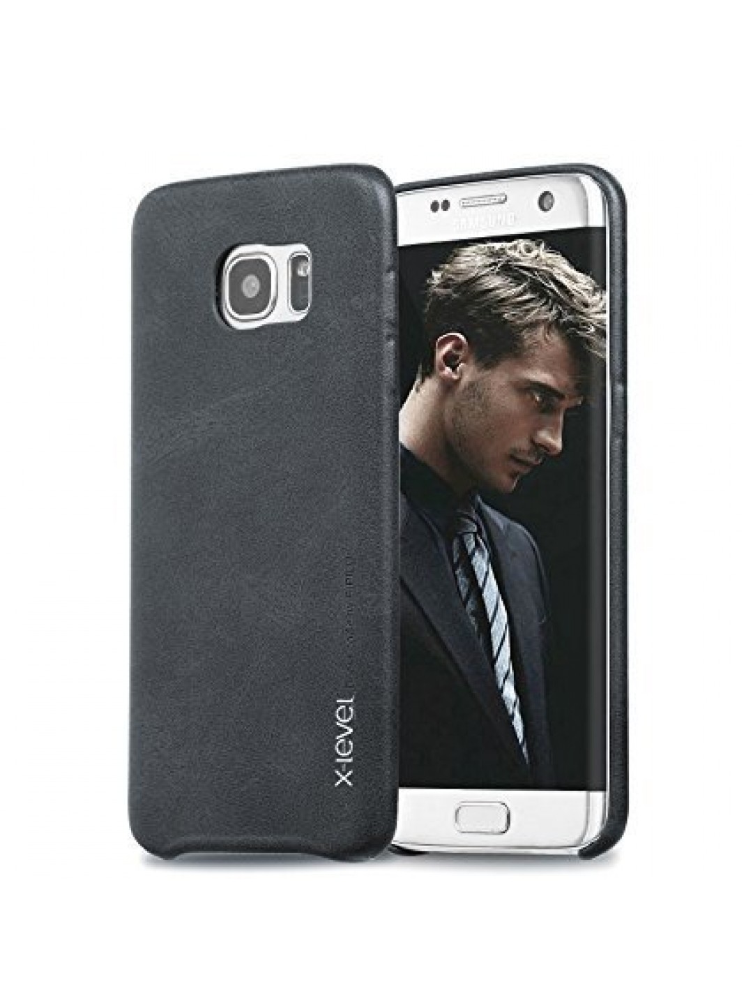 Луксозен калъф X-Level Vintage за Samsung Galaxy S7 Edge G935, кожа