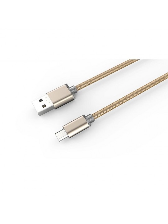 Кабел за данни LDNio LS17S Micro USB 2.0m, с оплетка