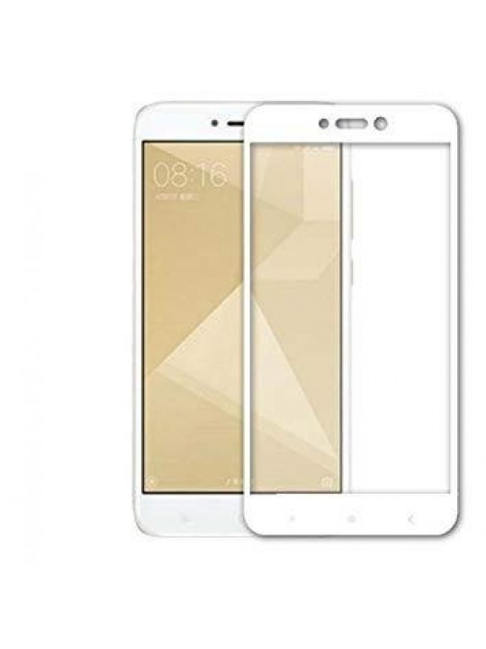 5D Стъклен протектор за Xiaomi RedMi 5 Plus, White