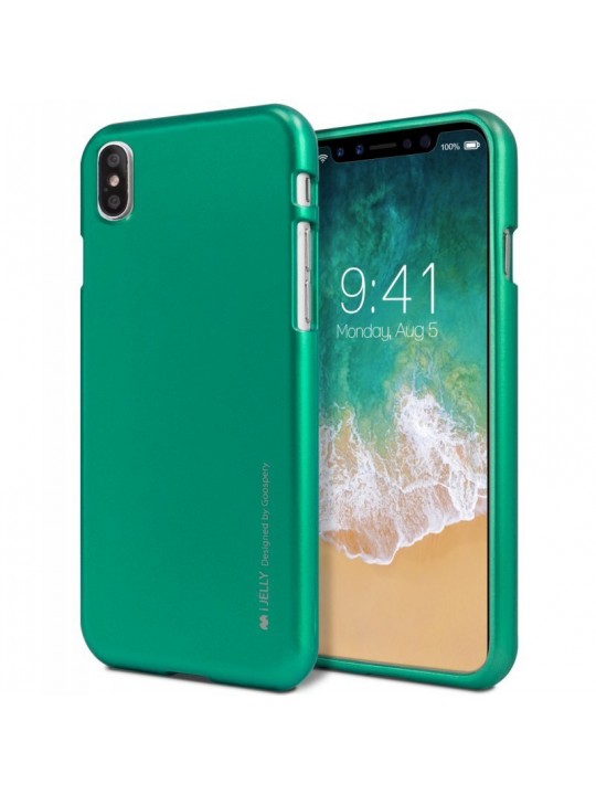Калъф i-Jelly Metal Case за iPhone XS, сив