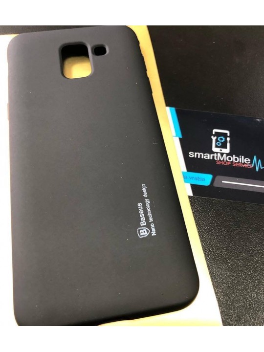Калъф за Samsung J6 2018, Baseus Design, Black matt