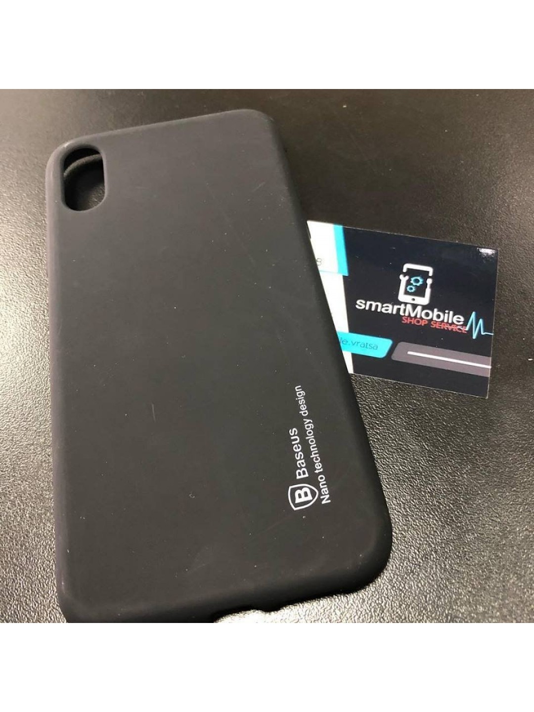 Калъф за iPhone XR - Black Matt, Baseus Design
