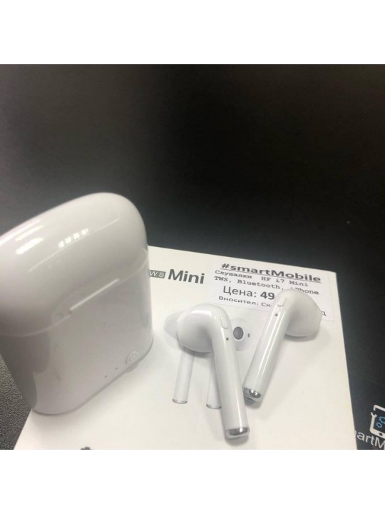 Слушалки за iPhone i7S TWS Mini, Bluetooth