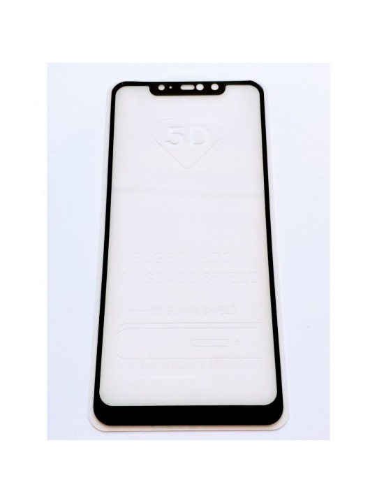 5D Стъклен протектор за Xiaomi Redmi 6, Black