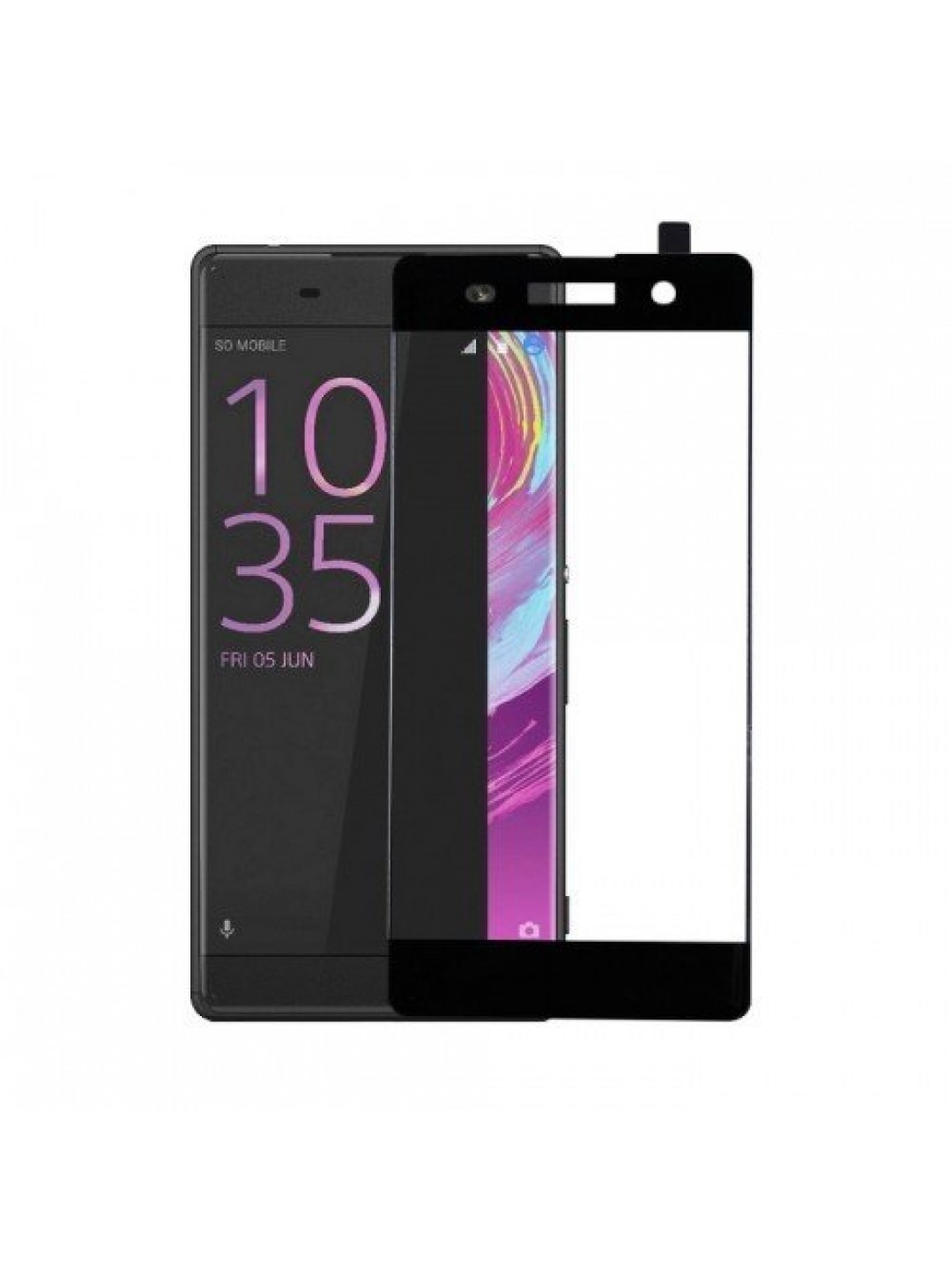 5D Стъклен протектор Equiptors Nokia 6, Black