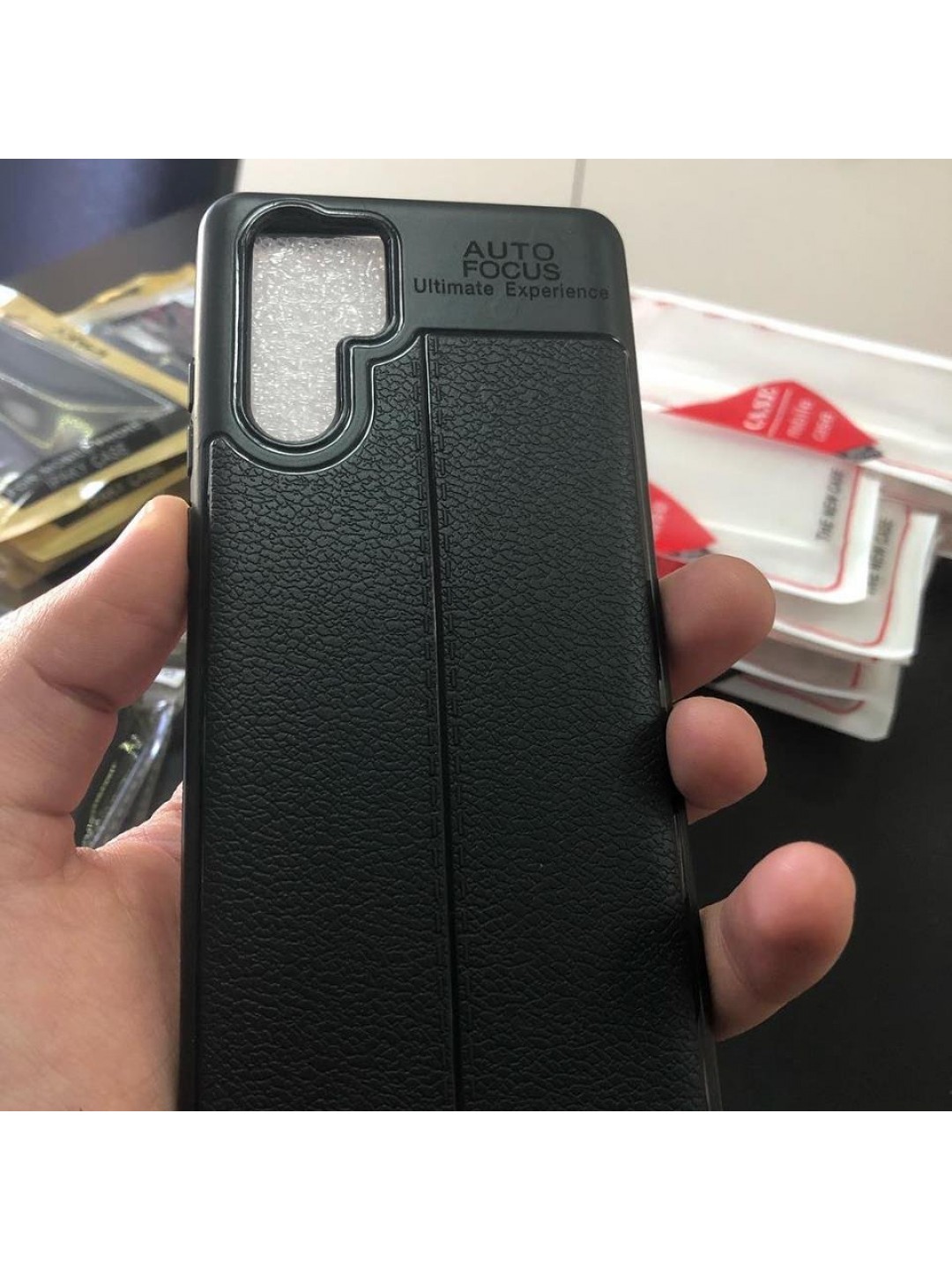 Калъф за Huawei P30 - Leather Case, имитация на кожа