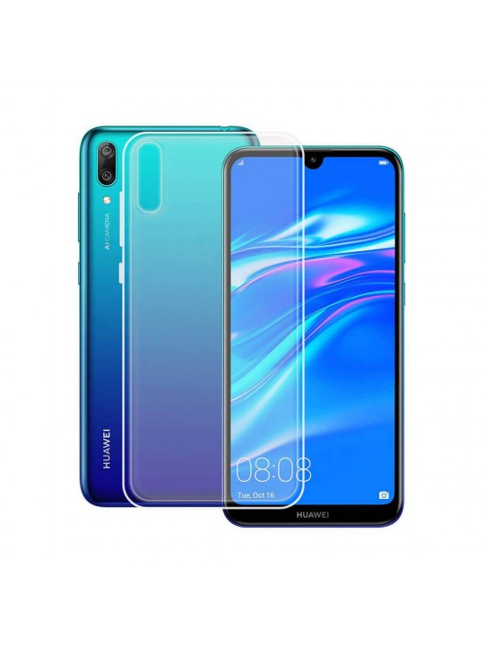 Калъф силикон за Huawei Y6 2019, прозрачен