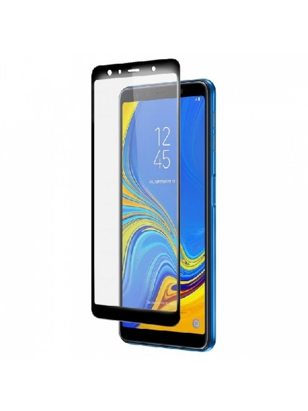 9D Стъклен протектор за Samsung A80 2019, A805F, Black