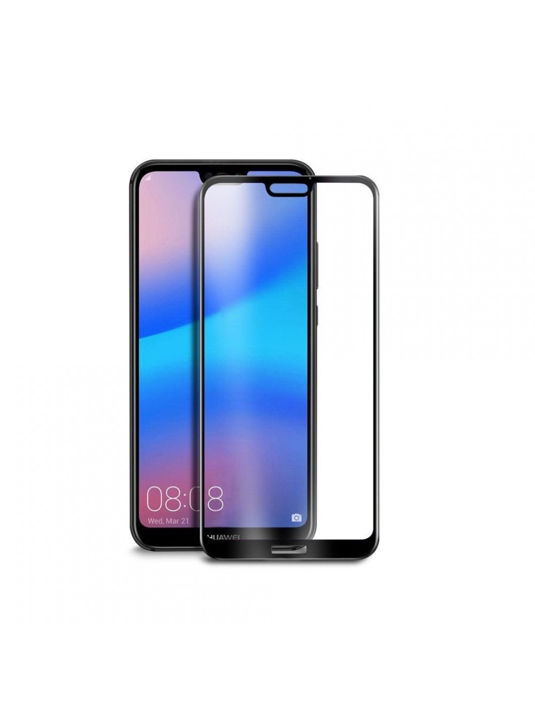9D Стъклен протектор за Huawei P20 Lite, full glue