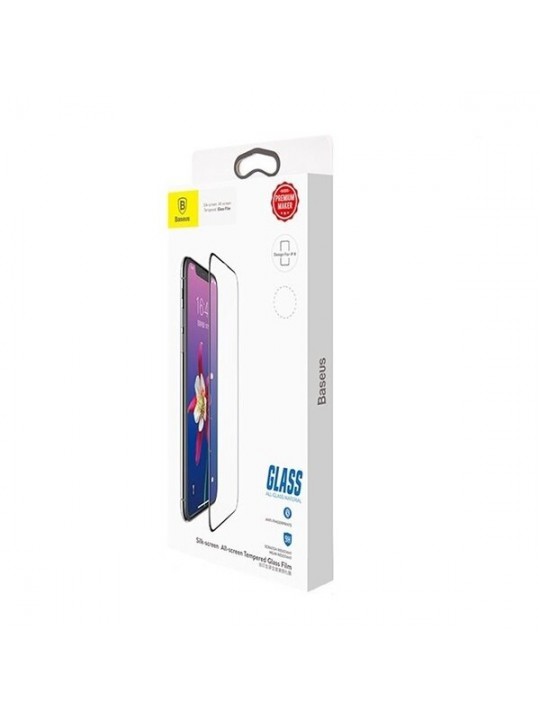 3D Стъклен протектор за iPhone 11 PRO, Baseus Anti-Blue Light, Full, Black