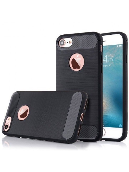 Калъф силикон Forcell Carbon за Iphone 7/8
