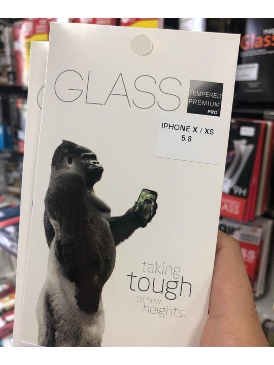 Стъклен протектор Gorilla Glass за iPhone X/XS, Full Cover