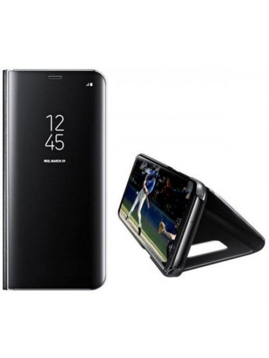Калъф Clear View за Samsung A20e - Galaxy A202F - Black - тефтер