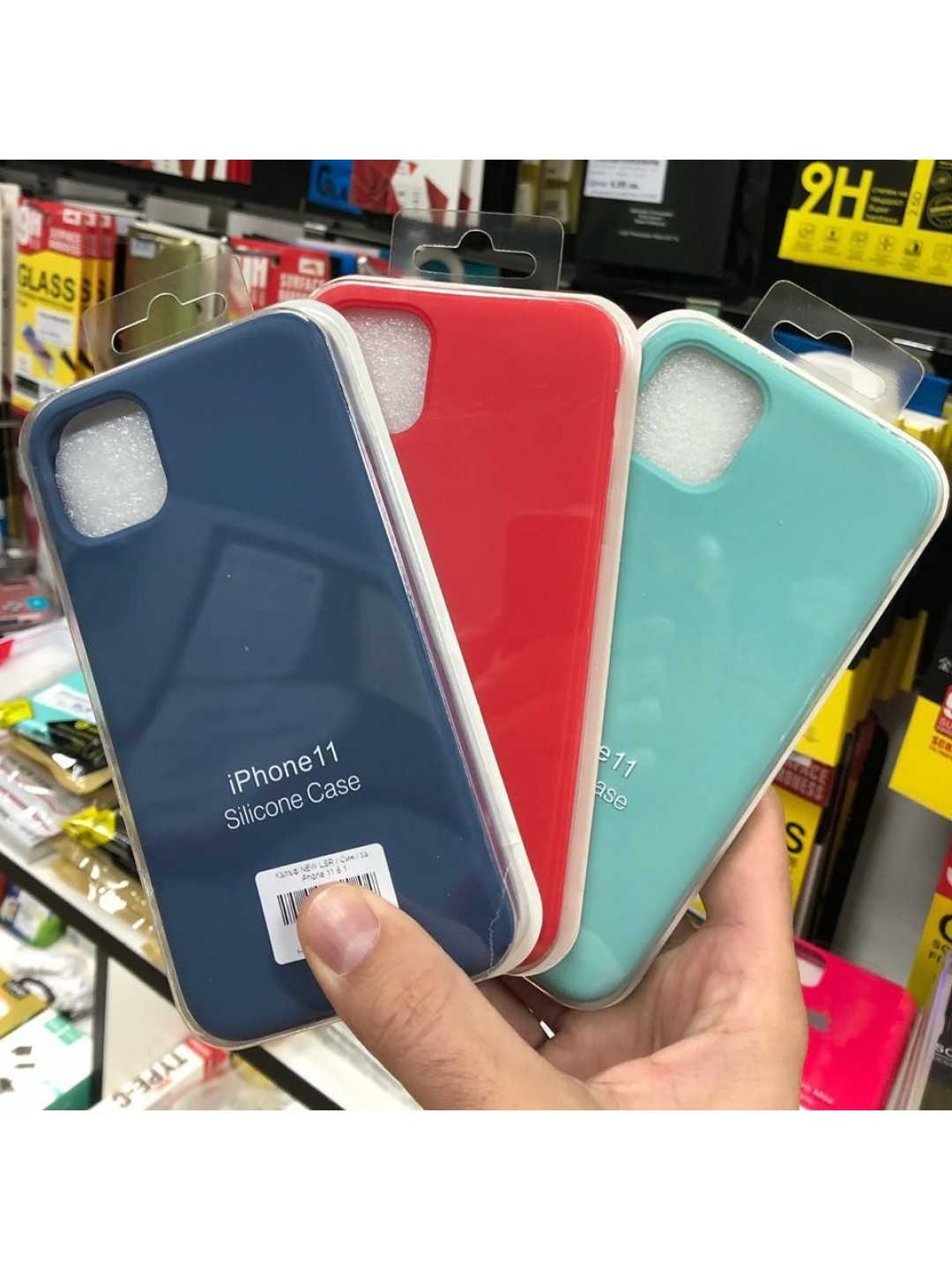 Кейс Silicone Cover за iPhone 11, цветен