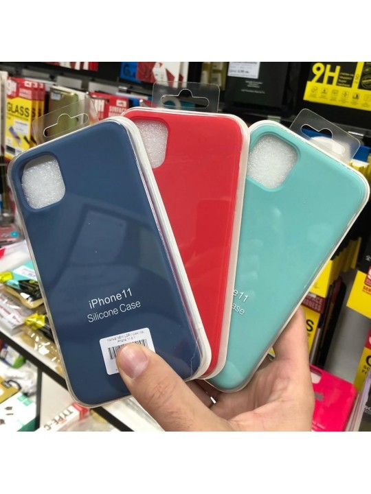 Кейс Silicone Cover за iPhone 11, цветен