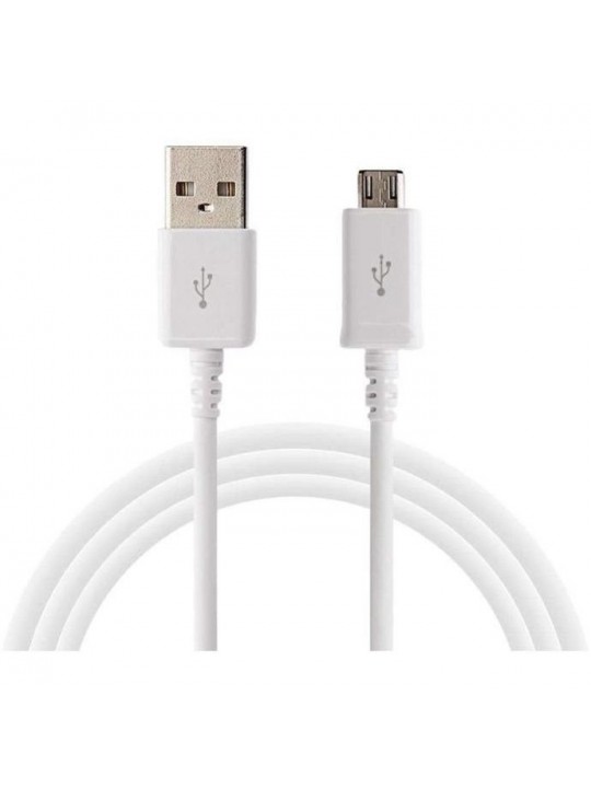 Оригинален кабел Samsung Micro USB EP-DG925UWE, бял