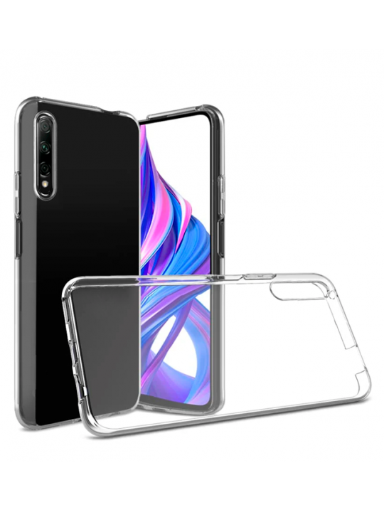 Калъф за Huawei P Smart Pro 2019, силикон - прозрачен