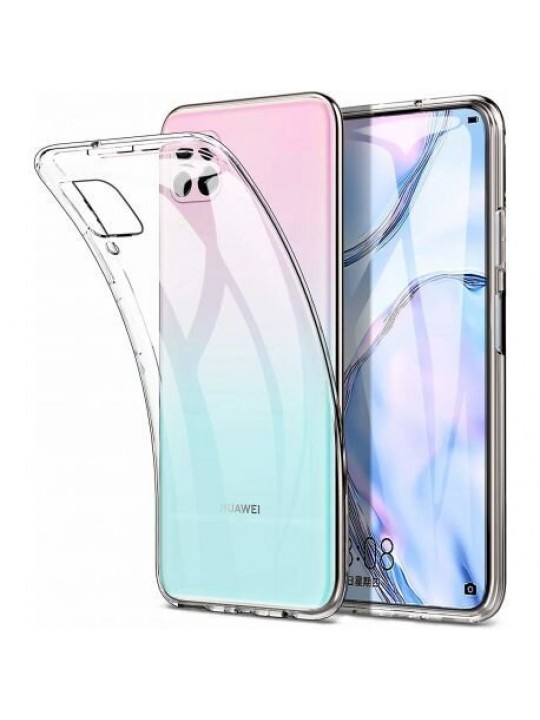 Калъф за Huawei P40 Lite, силикон - прозрачен